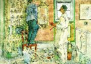 Carl Larsson mina vanner snickaren och malaren Spain oil painting artist